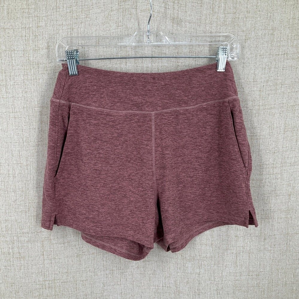 Outdoor Voices Athletic Shorts Women Size S Mauve High Rise Gym Outdoors Active